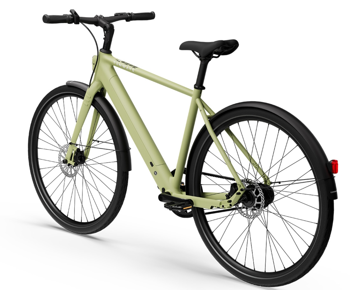 Tenways CGO600 Pro New Edition 2026 Urban E-Bike in Avocado Green Matt